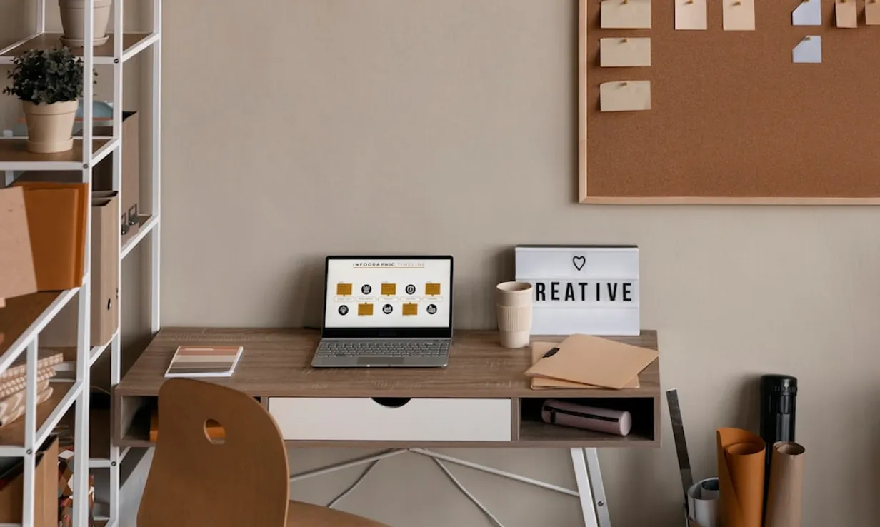 Embracing Simplicity: How to Create a Minimalist Home OfficeIllustration